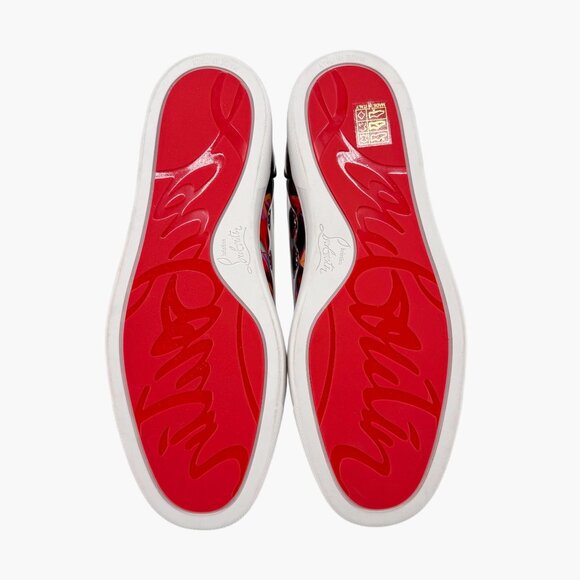 Christian Louboutin Disco Laser Sneakers Size 40 US 10 Louis Junior Orlato - Picture 12 of 14